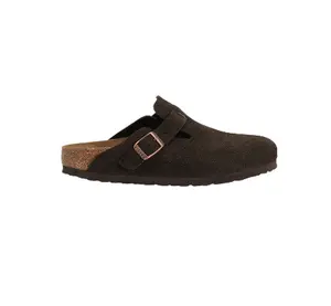 men’s Closed Toe Comfort Clogs – Soft Footbed Mule Sandals, Lightweight Slip-On Cork Sole Shoes