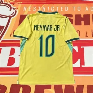 2026 Home Yellow 10 Neymar Short sleeve jersey