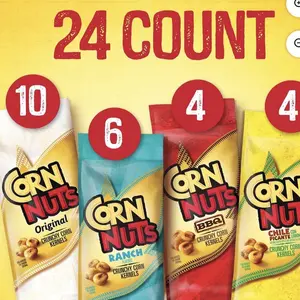 Corn Nuts Crunchy Corn Snacks, Variety Pack, 1.7 oz., 24 pk