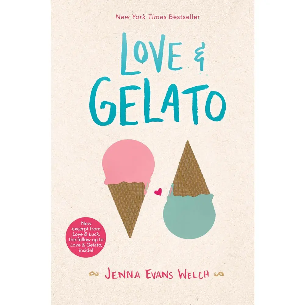 Used Paperback Book - Love & Gelato by Jenna Evans Welch (English) - Good Romance Fiction Books, 0.78lb, Romance Books, Regular Edition