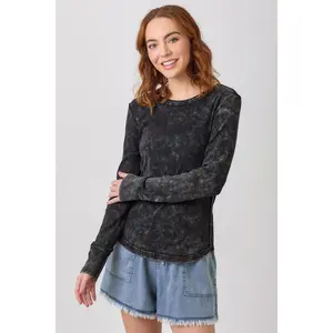 RIB ACID WASHED TOP