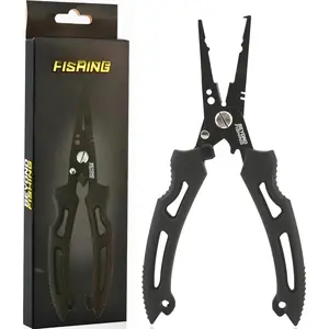 Fishing QuickRig Fishing Pliers - Multifunction Stainless Steel Split Ring Pliers for Fishing with Line  &  -  Resistant & Spring  Design