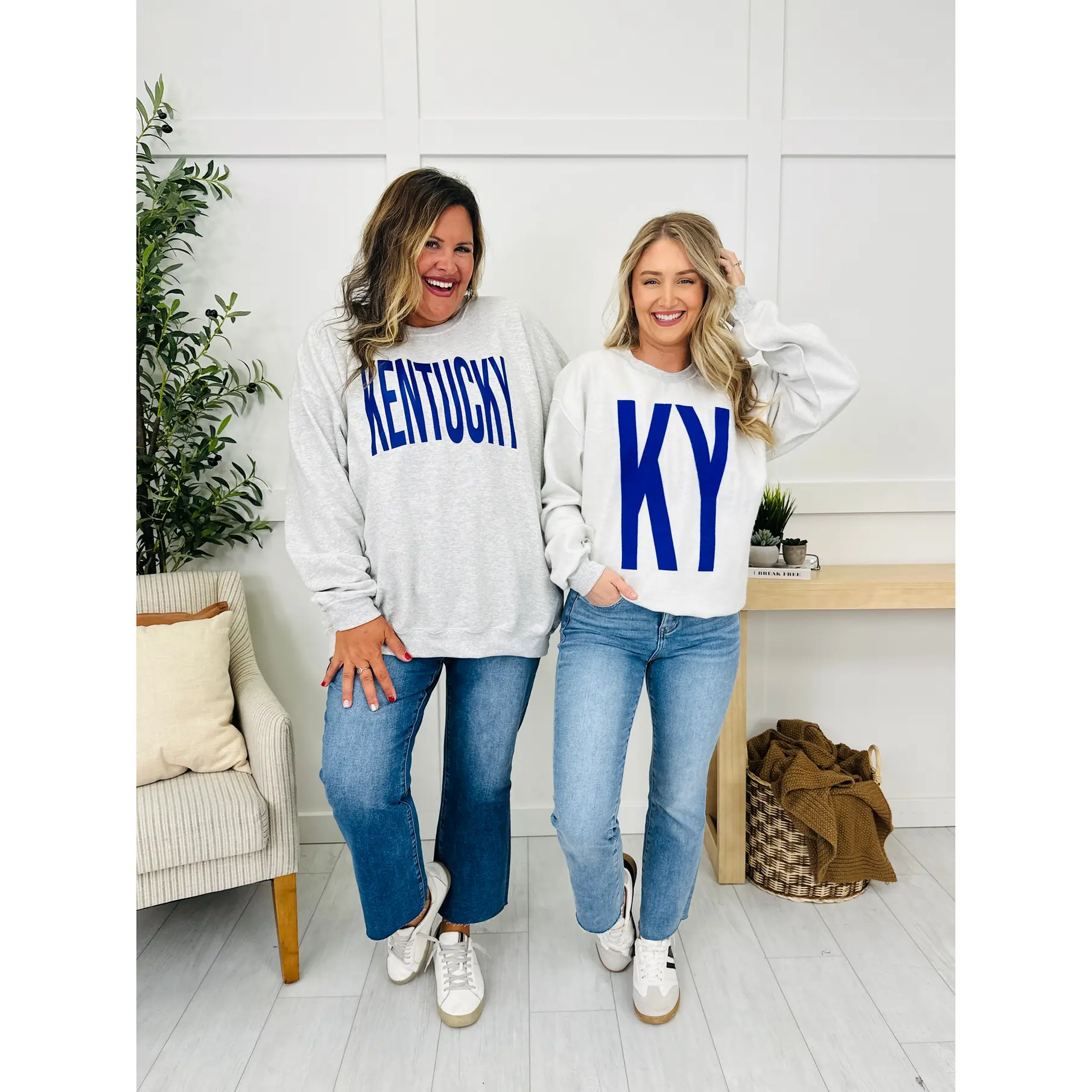 Kentucky Reversible KY Graphic Crewneck Sweatshirt
