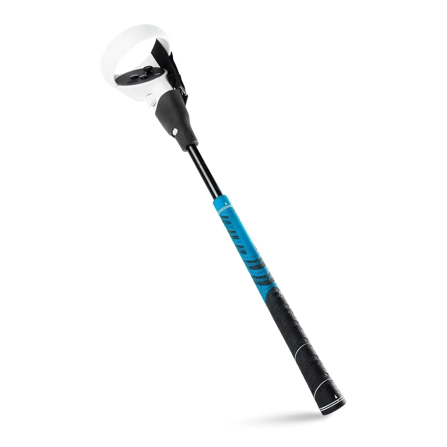 VR Golf Club Handle Accessory for Wearable Devices - Compatible with Meta/Oculus Quest 2, Steel-Aluminium Build, Realistic Grip for Immersive Golf Game Play