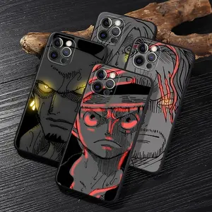 Viral Aesthetic Soft Anime O-ne P-iece 2D Zoro Core Crew Phone Case – Shockproof Soft TPU Cover for iPhone 17 16 15 14 13 12 11 All Series
