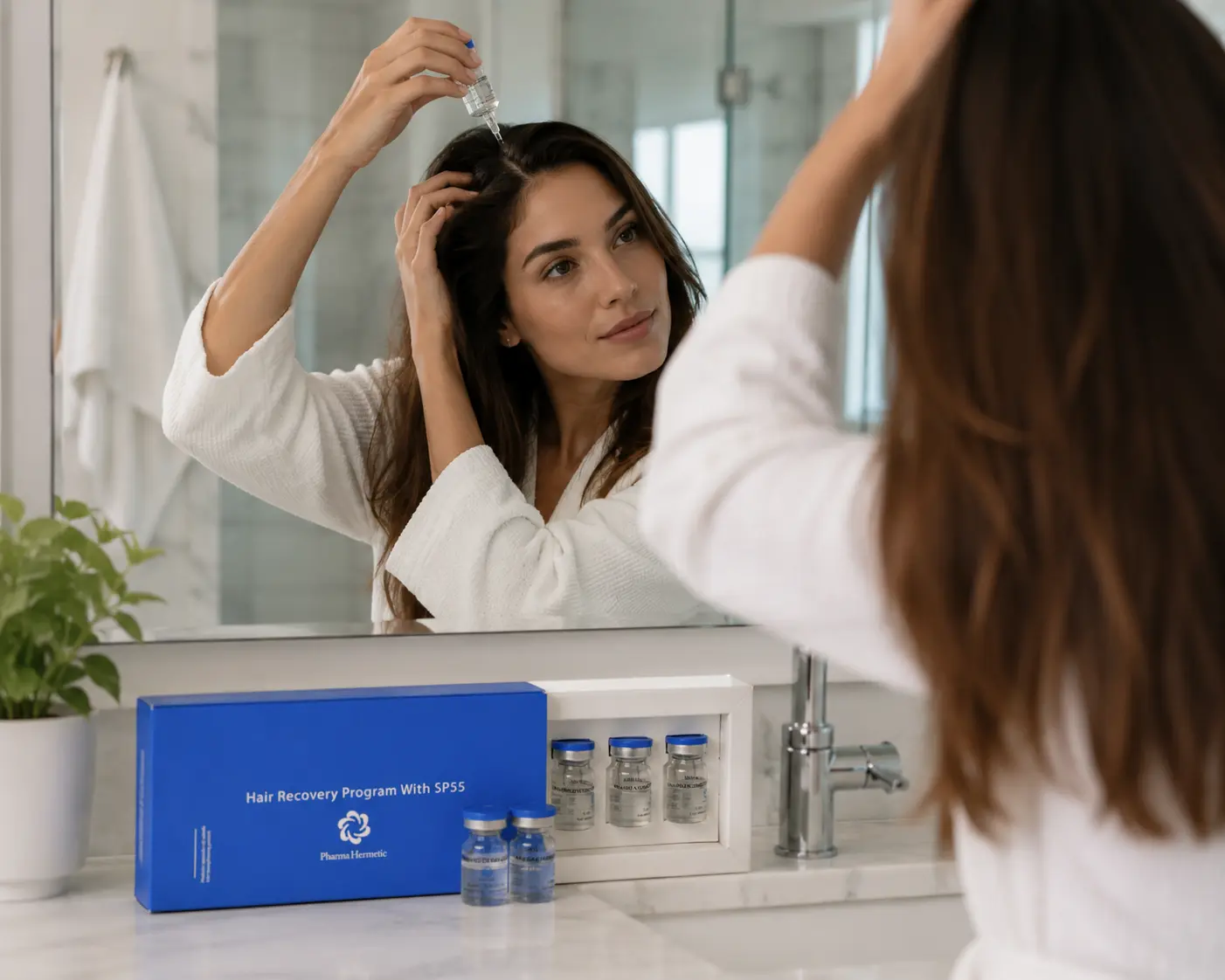 Professional Scalp Treatment, Supports Stronger, Thicker, Fuller-Looking Hair, 1 Application Every 10 Days