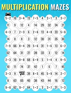 Multiplication Mazes: An Enjoyable Multiplication Math Drills Book To Learn And Memorize Multiplication Table | For Kids And Adults