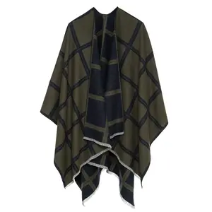 Women's Shawl Wrap Poncho Ruana Cape Cardigan