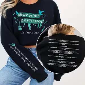 Leather & Lark 3-sided Sweatshirt and Hoodie, Butcher and Blackbird, Brynne Weaver, Smut Gift, Book Sweatshirt, Dark Romance