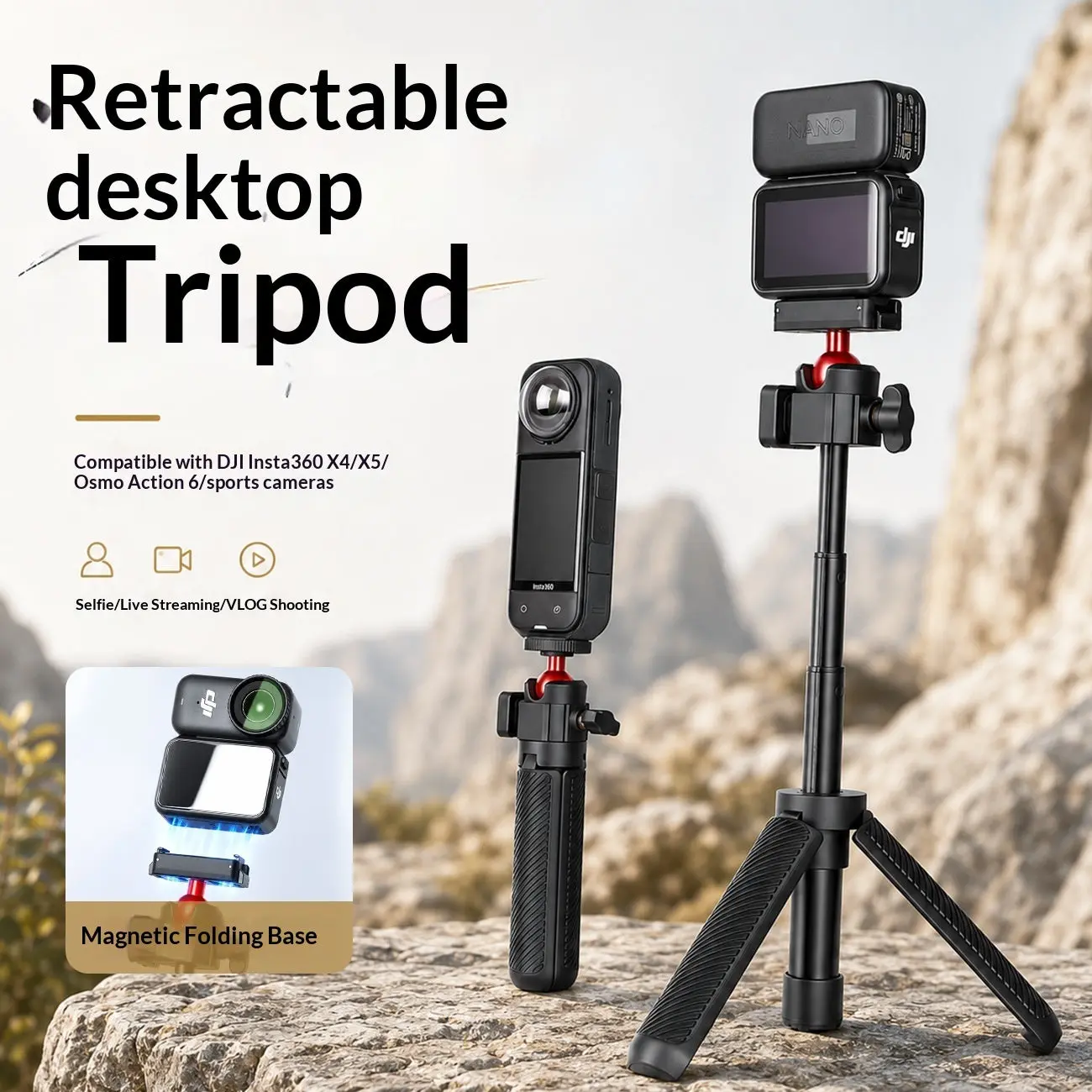 Portable Tripod Bracket Shooting Accessory