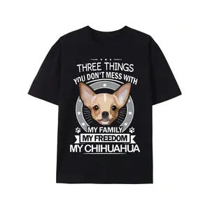 Chihuahua Shirt - Three Things You Don't Mess With Funny Tee T-Shirt