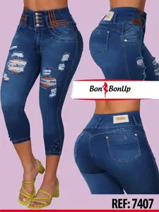 Ref 7407 Jean BON BON UP Levanta Cola 100% colombianos