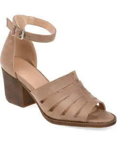 Journee Collection Women's Taupe Taryn Sandals