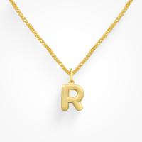 18K Gold Waterproof, Letter R