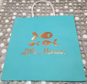 Little Minnows Handle Shopping Bag with Tissue