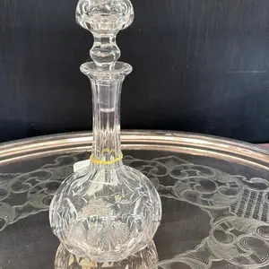 Antique English Cut Crystal Decanter