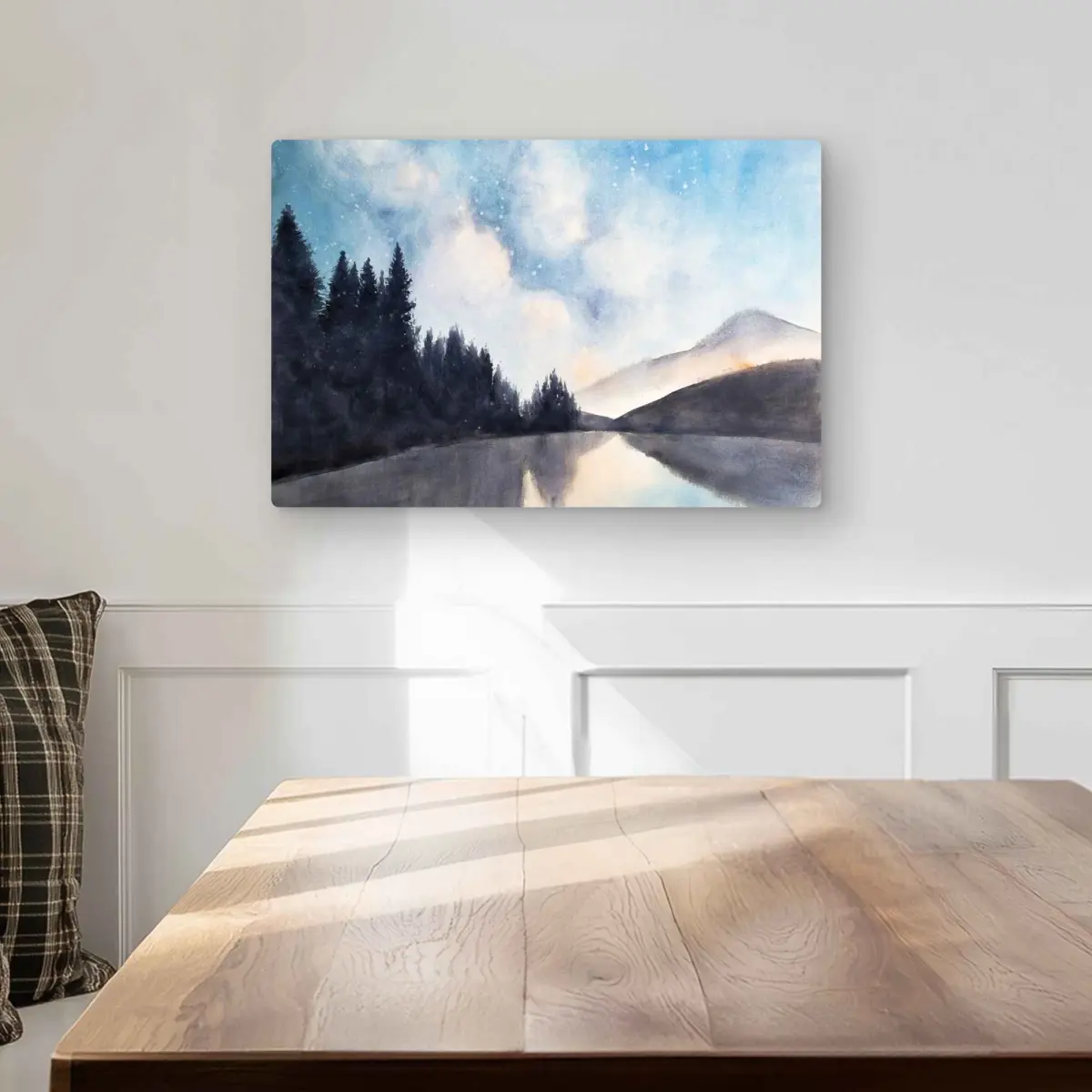 212 MAIN 12x18 in. Lightweight Aluminum Metal Print Wall Art - Contemporary Modern Landscape, Vibrant Nature-Inspired Poster, Easy-to-Clean Bedroom Home Decor Accent