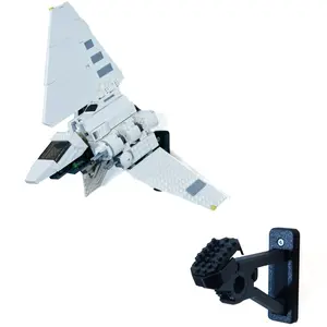 Wall Mount for Lego Star Wars Imperial Shuttle (75302) – Secure & Angled Display, Space-Saving Bracket, Easy Installation