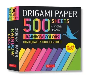Origami Paper 500 Sheets Rainbow Colors 6 (15 CM): Tuttle Origami Paper: Double-Sided Origami Sheets Printed with 12 Color Combinations (Instructions -- Tuttle Studio, General Merchandise