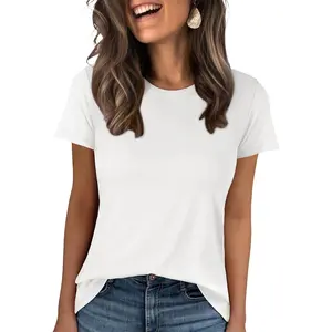 ANRABESS Women’s Short Sleeve T-Shirt Wrinkle-Free Basic Tee Trend- Cute – 2026 Spring Summer Business Casual Outfit