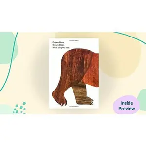 USED-Brown Bear Brown Bear What Do You See? (45th Anniversary Edition of Brown Bear Brown Bear What do you see?) by Eric Carle (Hardcover)