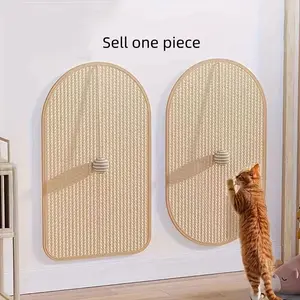 Durable Sisal Cat Scratcher | Sofa-Safe Design | with Bonus Cat Toys & Cushion | Pet Furniture Protector | Cute Kitty Scratching Board