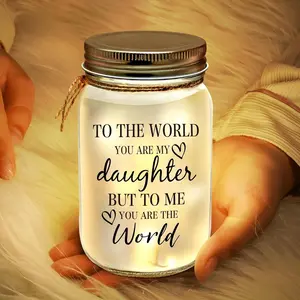 Mason Jar Gift for Daughter - Mom & Dad Birthday & Mothers Day Gift