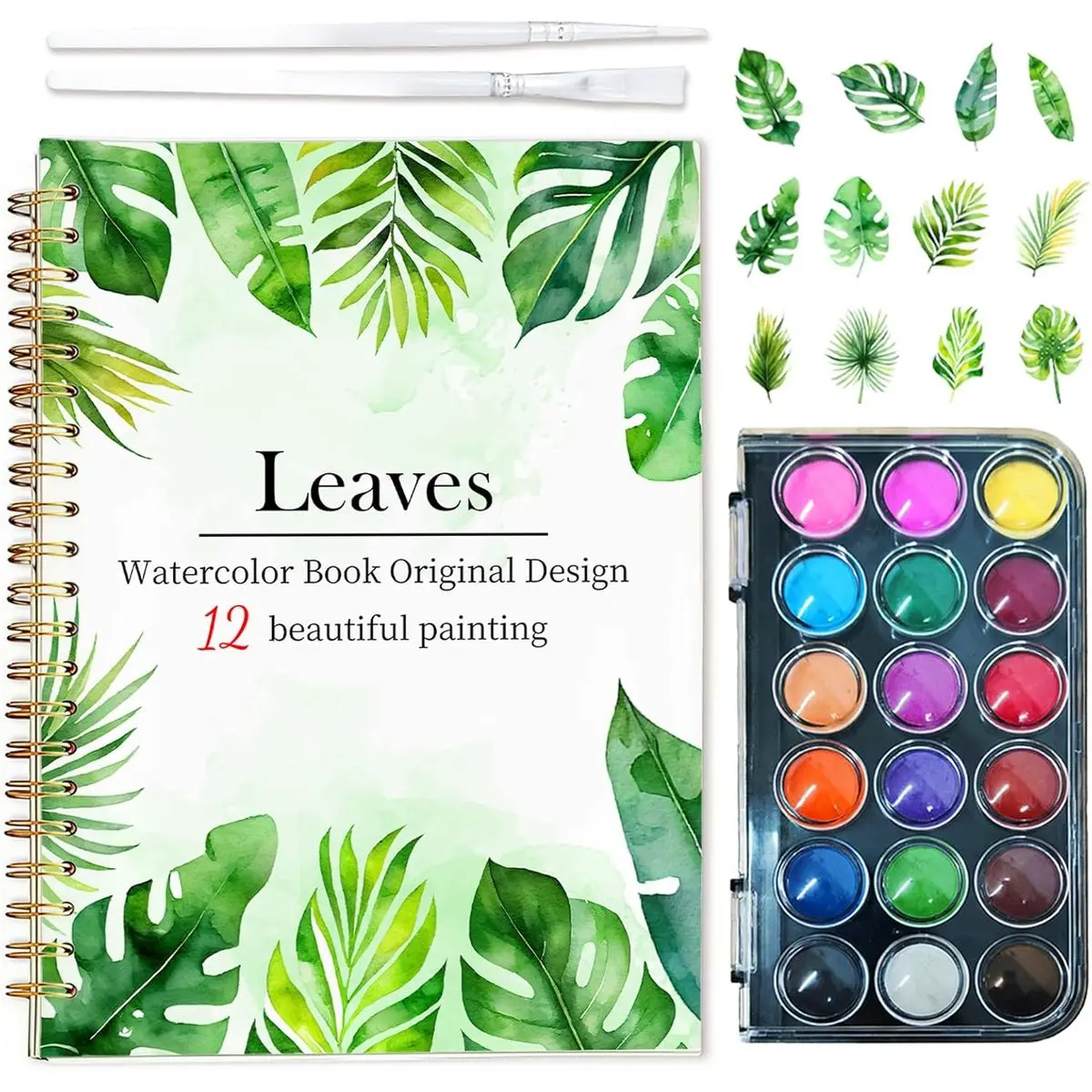 Leaves - 18 Water Colors