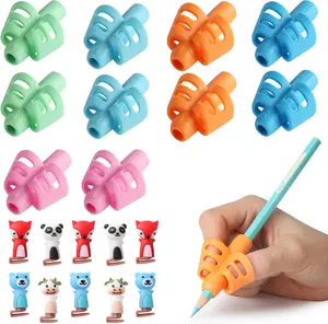 - cil Grips for  Handwriting, 20 count (10 Finger Grips+10 Clips), cil Holder, Grippers,  Grip,  to School Supplies