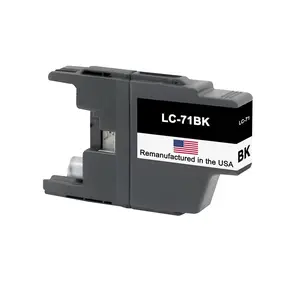 U.S. Remanufactured for Brother LC71 Black Ink Cartridge