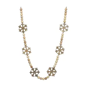 60" Bead With Snowflake Garland by Valerie