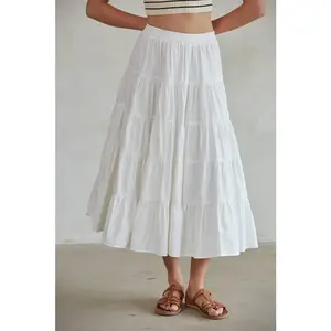 Flare Ruffled Skirt