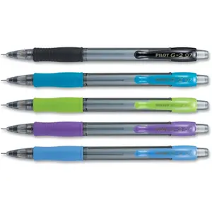 Pilot Corporation of America  0.7 mm G-2 Mechanical Pencil, Assorted - 5 per Pack