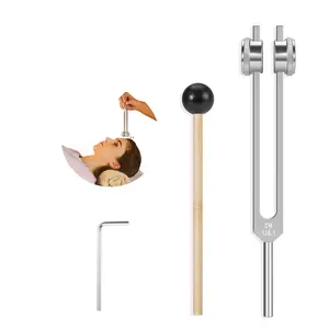 Resonance OM 136.1hz Weighted Tuning Fork with Reflex Hammer for Healing Chakra Set,Healing/Sound Therapy, Aluminum Alloy Sensory Tuning Fork Activator for Healing, Therapy Non Magnetic