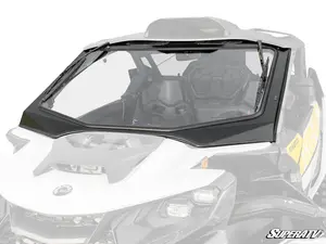 SuperATV Glass Windshield for 2024+ Can-Am Maverick R – DOT Approved | Lawless Off‑Road