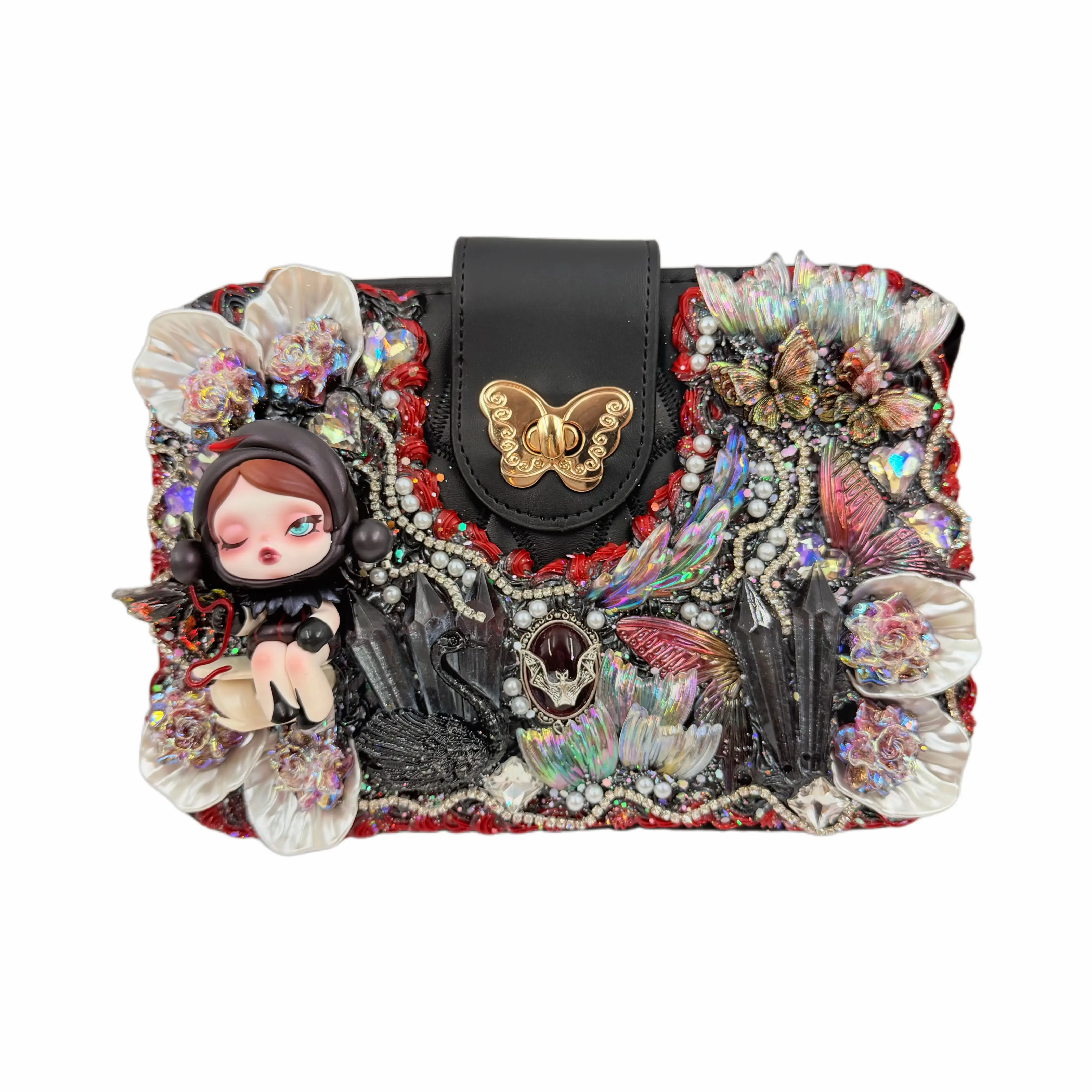 Handmade Crossbody Handbag with Cream Glue, Doll DIY - Kosbling Handmade Blind Bag