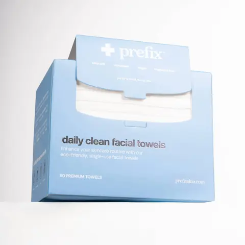 prefix daily clean facial towels