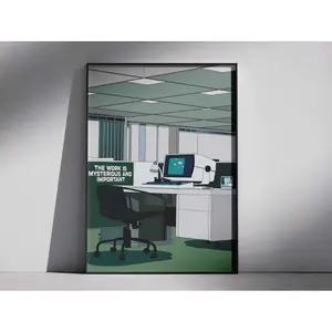 Severance Poster | TV Show Poster | Macrodata Refinement | Severance | Wall Art |