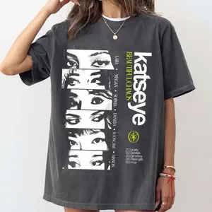 Comfort Colors Katseye Beautiful Chaos Tour Tee Music Tour Shirt Kpop Fan Gift