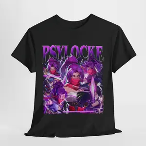 Psylocke unisex vintage cotton t-shirt for mens and womens - AN17
