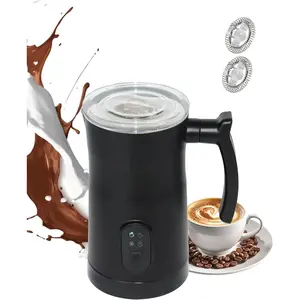 Upgraded 4 in 1 Milk Frother and Steamer, 11.8oz/350ml Automatic Warm and Cold Foam Maker, Coffee Frother for Latte, Cappuccino, Macchiato, Hot Chocolate