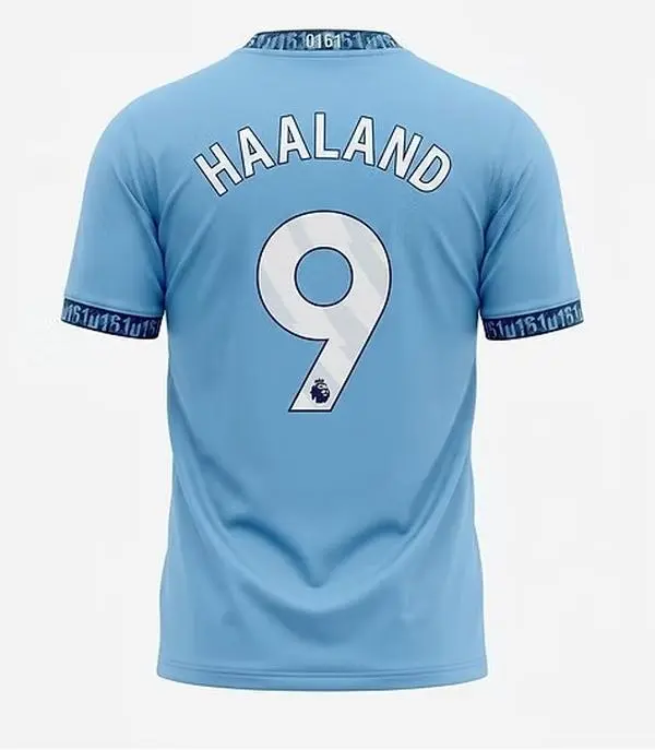 Sky Blue Football Jersey No.9 | Lightweight Breathable Athletic Top for Adults