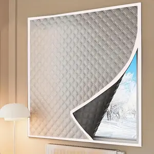 1pc Insulated Curtains, Windproof and Heat Retention, Energy Saving Window Covering, Suitable for Home Office Apartment, Winter Thermal Panels, Easy Install Curtain