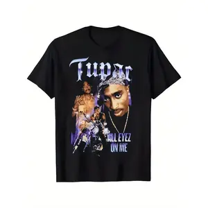 Tupac Shakur T-shirt, All Eyez On Me Shirt, 90s Hip Hop Legend, Vintage Rap Tee, Thug Life Streetwear, RIP 2Pac, Gift For Fan