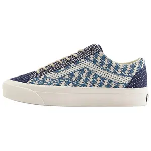 Vans LX Old Skool EK Low-Top Skate Shoes for Men and Women in Navy Blue Trending Shoes, House White Official Shoes to Get / Maison Mihara