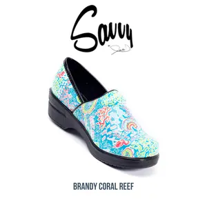 Savvy Brandy Nursing Shoe in Coral Reef