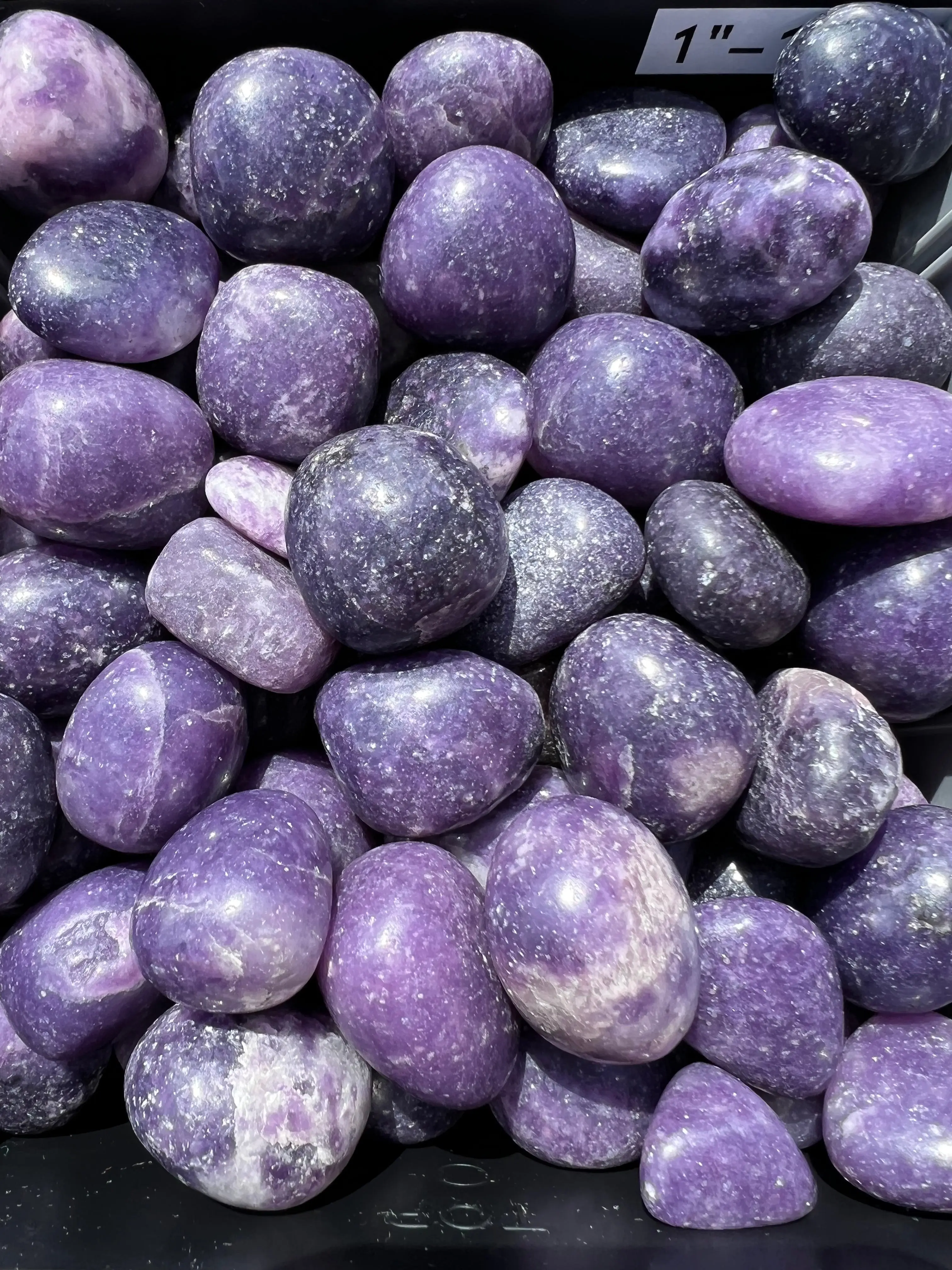 Lepidolite Tumbled Stone - Polished Natural Lepidolite Crystal