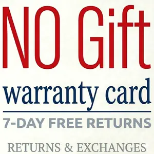 NO GIFT ! !! WARRANTY CARD