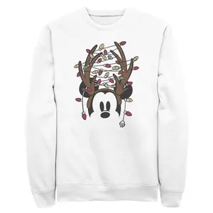Men's Mickey & Friends Christmas Reindeer Antlers Mickey Sweatshirt