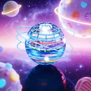 Anti-Gravity Flying Galaxy Hover Orb LED Boomerang Spinner, Stylish Indoor Outdoor Toys for 6-12 Year Olds, Durable Safe Parent-Kid Interactive Ball, Entertainment Game Props, Popular Gifts & Party Toys